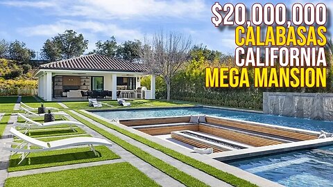 Touring $20,000,000 Calabasas California Mega Mansion