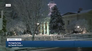 Thursday morning snow and slush on roads