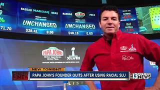 Papa John's founder quits after using racial slur