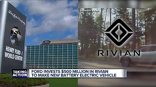 Ford invests $500 million in Rivian to make new battery electric vehicle