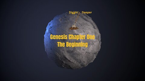 Diggin' Deeper Bible Study Genesis Chapter One