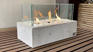 Making a Table top FIRE PIT for Indoors and Outdoors, Semiportable