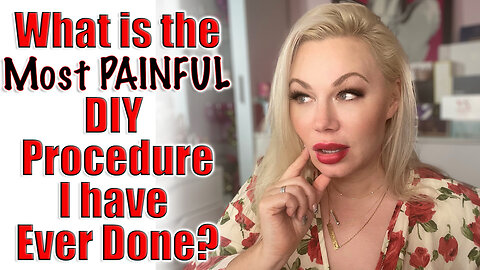 What is the MOST PAINFUL DIY Procedure I have Ever Done? | Code Jessica10 saves you Money at Vendors