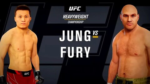 EA Sports UFC 4 Gameplay Tyson Fury vs Chan Sung Jung