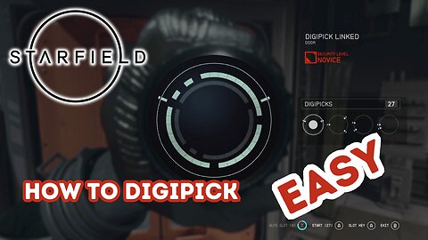 How To Lockpick With A Digipick Easy | Starfield