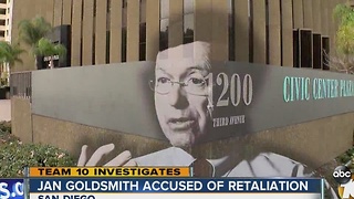 Former City Attorney Jan Goldsmith accused of retaliation