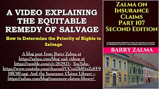 A Video Explaining the Equitable Remedy of Salvage