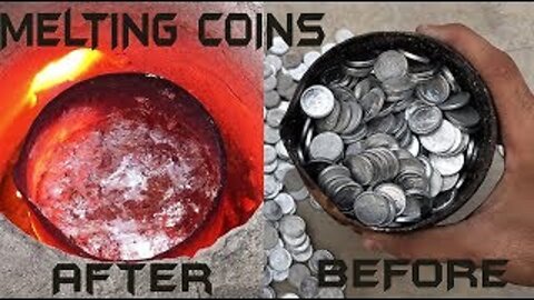 Melting Money (1000 coins) -- Cash into trash