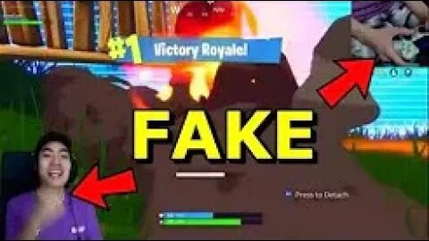 RICEGUM EXPOSED AGAIN FOR FAKE FORTNITE GAMEPLAY (Jun 1, 2018)