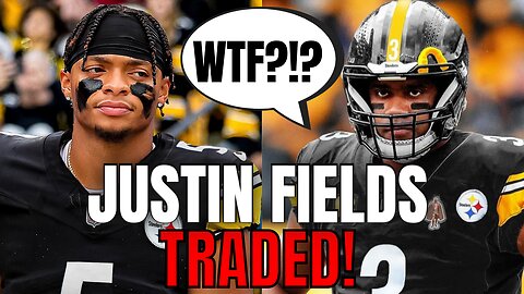 Bears QB Justin Fields TRADED To The Steelers! | QB Competition For Russell Wilson?!?