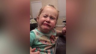 Tot Girl Hates Sour Candy But Keeps Eating It