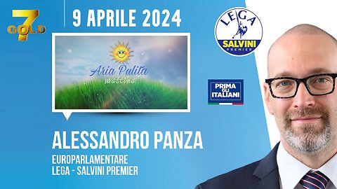 🔴 Eurodeputato On. Alessandro Panza ospite ad "Aria Pulita mattina" su 7GOLD (09/04/2024).