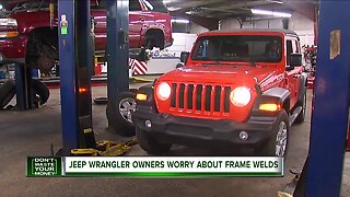 Jeep Wrangler owners worry about frame welds