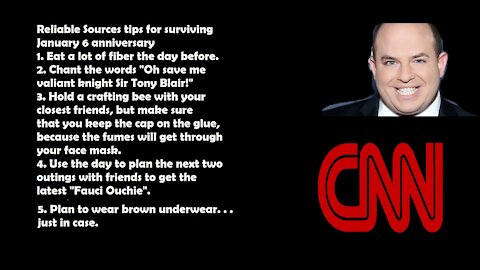 #CNN's Brian Stelter gives his 5 tips of how to survive #Jan6 anniversary.