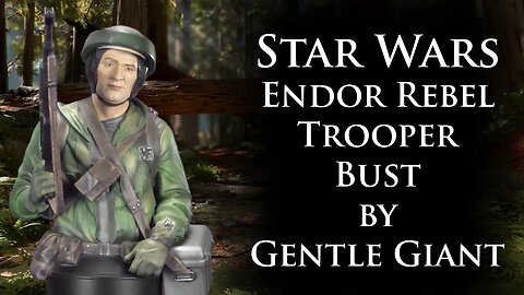 Star Wars Endor Rebel Trooper Bust by Gentle Giant