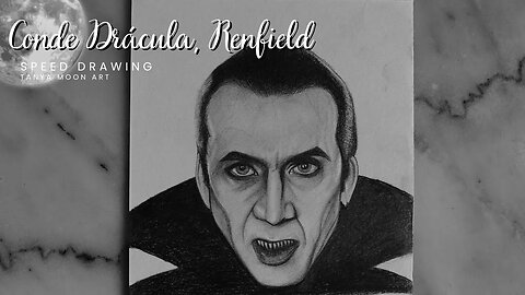 Conde Drácula, Renfield | Speed Drawing | Vampire Music | Draw With Me