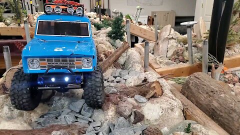 66 Ford Bronco RGT Rc4 on Version 4 of The Ultimate Rock Crawler Course