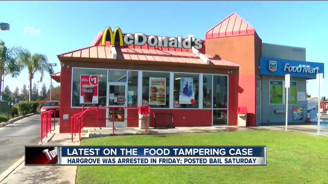 McDonald's employee allegedly shown tampering with Bakersfield police officer's food