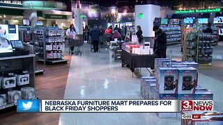 Nebraska Furniture Mart preps for Black Friday