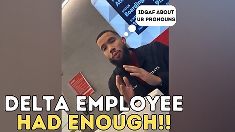 Delta Employee goes off on Trans Cry Bully when Misgendered.