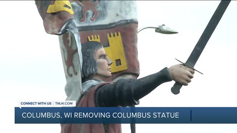 Columbus, Wisconsin votes to remove statue of Christopher Columbus
