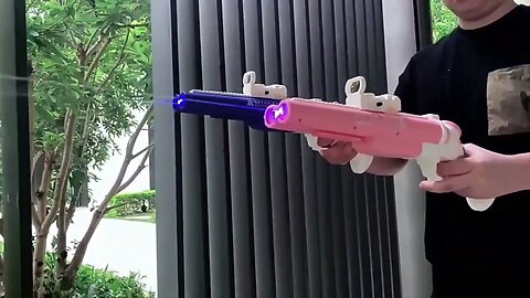 Electric Water Gun Toy Double-shot Hole Continuous Hair Automatic Water Playing Gun Glock
