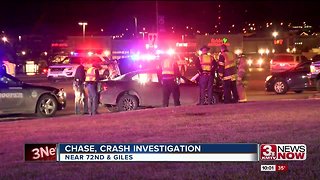 Police chase results in crash near 72nd and Giles