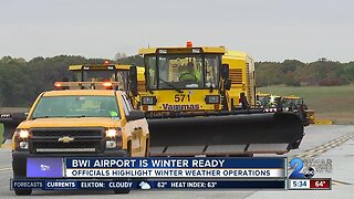 BWI Airport prepares for the winter with weather operations
