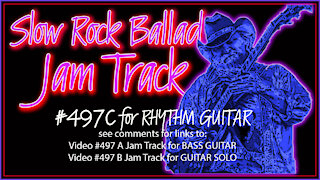 497 C ROCK BALLAD Jam Track for RHYTHM GUITAR