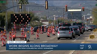 Restaurant owner prepares for business to take a hit as Broadway construction begins