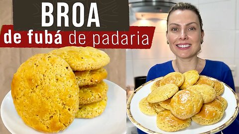 PADEIRO ME PASSOU A RECEITA VERDADEIRA DA BROA DE FUBÁ DE PADARIA