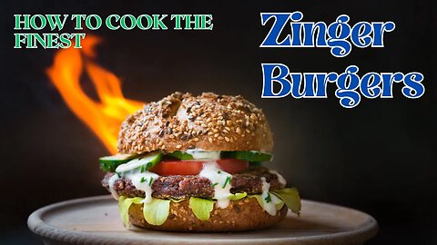 zinger chicken || Zinger burger recipe | chicken zinger burger recipe