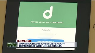 Ann Arbor marijuana dispensary bombarded with online orders