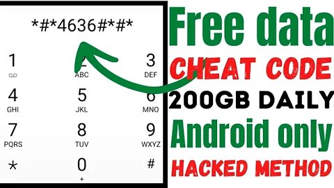 how to get free unlimited data plan on Android | cheat code for unlimited data plan for Android