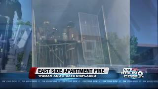 Apartment bathroom fire damages 3 units, residents and pets not injured