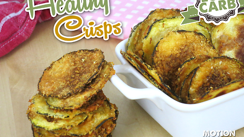 How to make healthy zucchini crisps