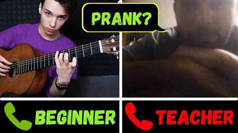 A GUITARIST pretends to be a BEGINNER WITH FOREIGN GUITAR TEACHERS #15