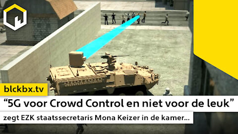 “5G voor Crowd Control en niet voor de leuk”, zegt EZK staatssecretaris Mona Keizer in de kamer...