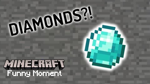 D-D-DIAMONDS?! | Minecraft Funny Moment