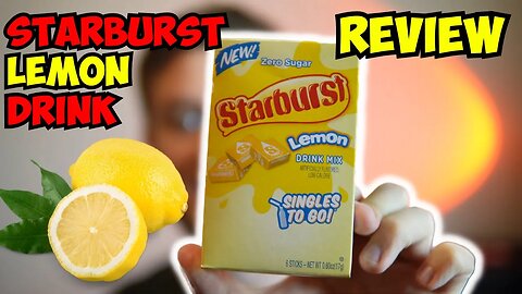 STARBURST LEMON Drink Mix Review