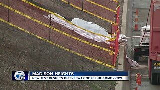 New test results on freeway ooze due Friday