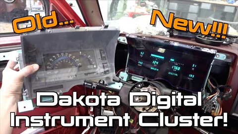 Old School Meets New School! Dakota Digital Instrument Cluster Install! S10 Restomod Ep.11