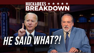 Biden's INSANE Reaction to Heckler Spells TROUBLE | BREAKDOWN | Huckabee