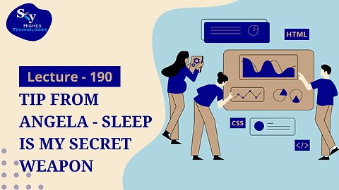 190. Tip from Angela - Sleep is My Secret Weapon | Skyhighes | Web Development