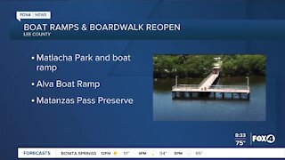 Boats and boardwalks reopen