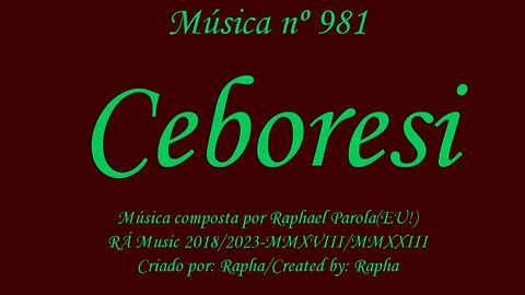 Música nº 981-Ceboresi