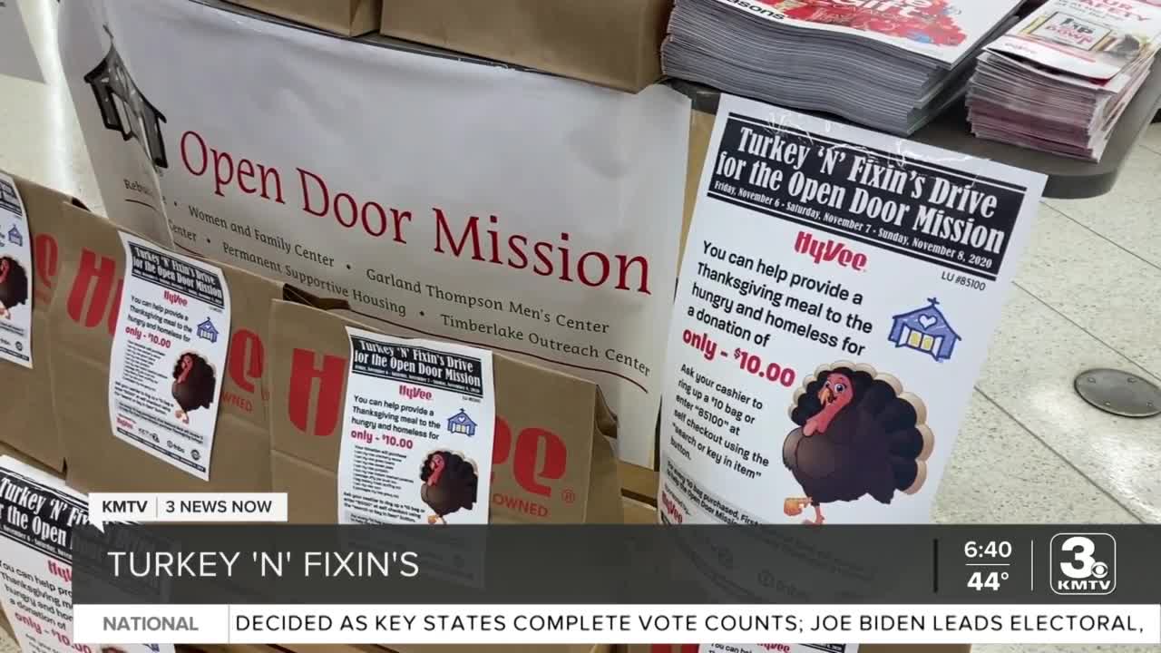 Open Door Mission, HyVee helping those in need for Thanksgiving