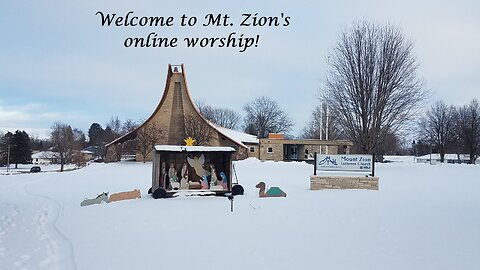 Mt. Zion Lutheran Church (WELS), Ripon, WI 12-31-23 AM