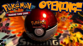 Pokemon NEW POKE BALL Tin Opening!!