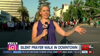 Live from silent prayer in downtown Bakersfield